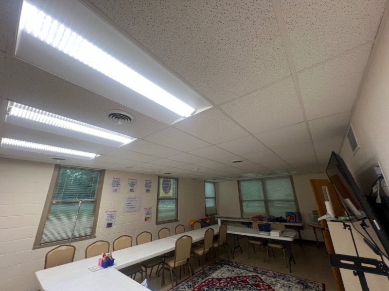 2x4 Clear Troffer Classroom