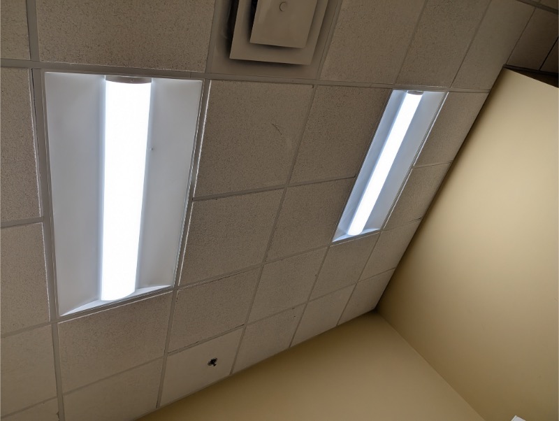 2x4 Frosted Troffer Drop Ceiling