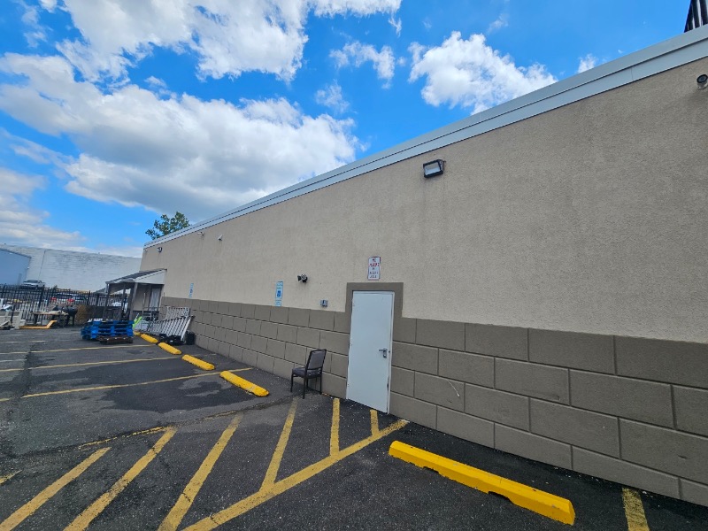 80W wallpack Rear of store