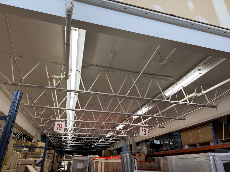 8ft Strip Clear Warehouse