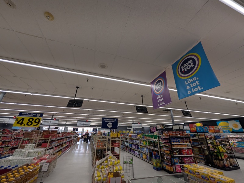 8ft strip clear grocery store