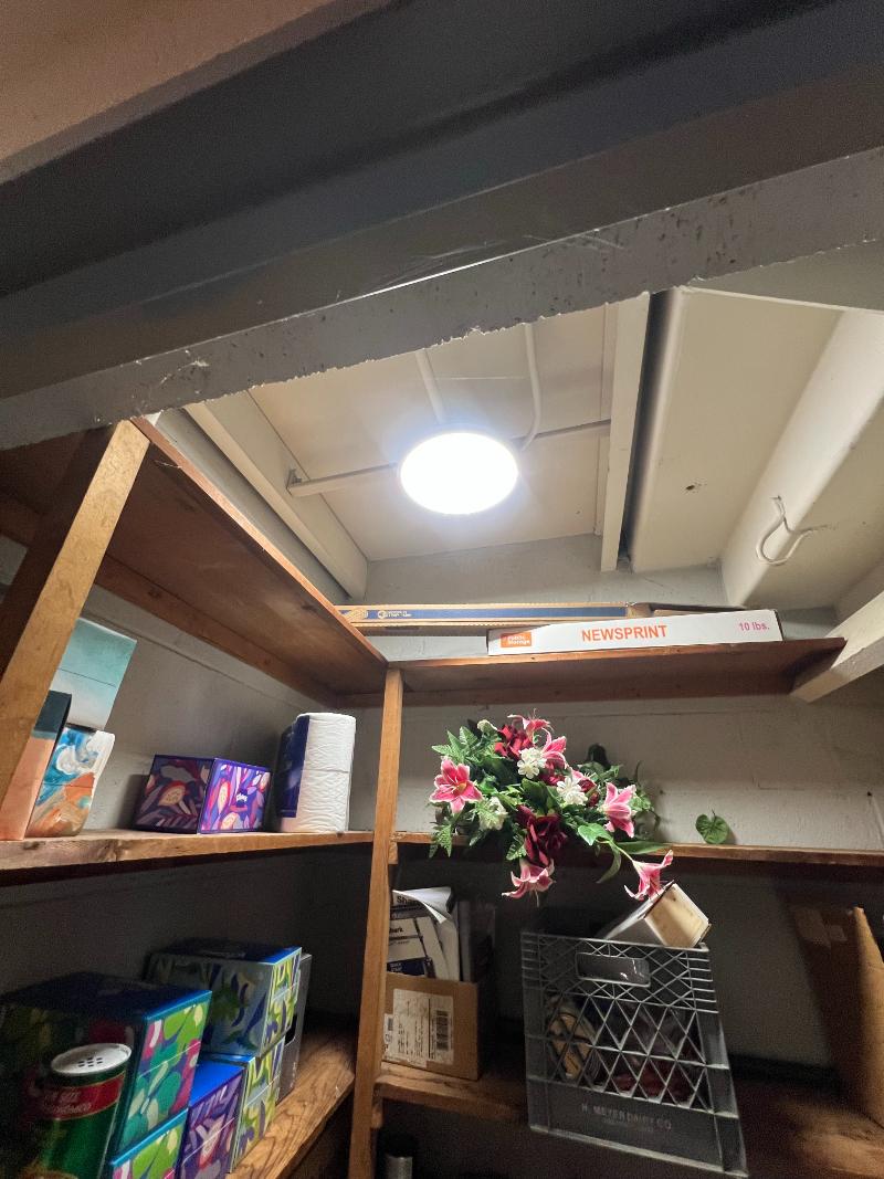 Flushmount Storage Room