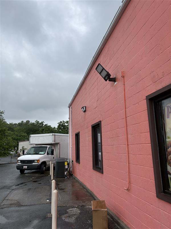 Pole Light On Wall